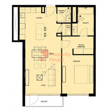 1 Bedroom Apartment