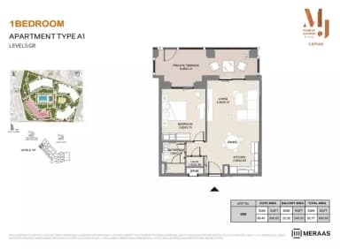 Building 2 - Type A1 - G08 - 1BD
