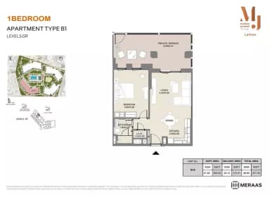 Building 2 - Type B1 - G10 - 1BD