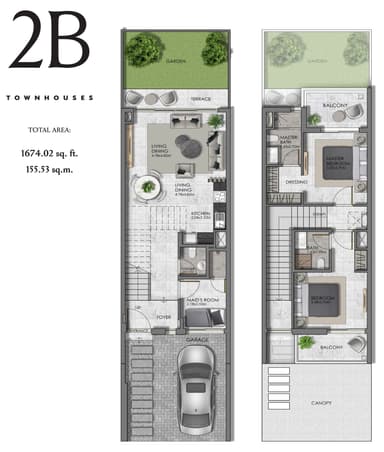 2 Bedroom Townhouse