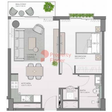 1 Bedroom Apartment