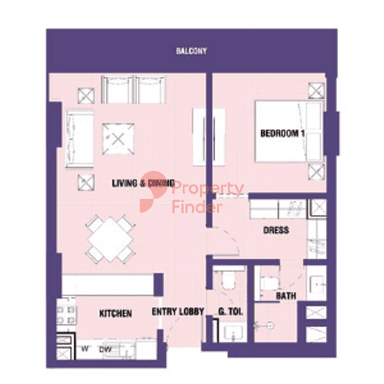 1 Bedroom Apartment