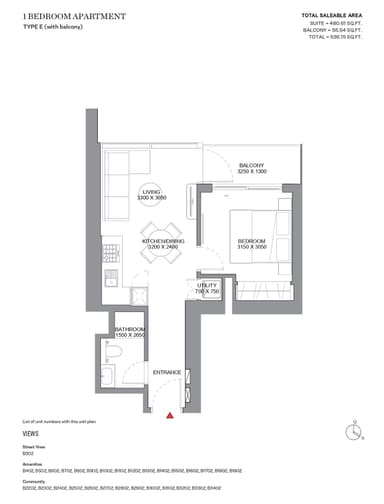 Type E-Tower B-1BED