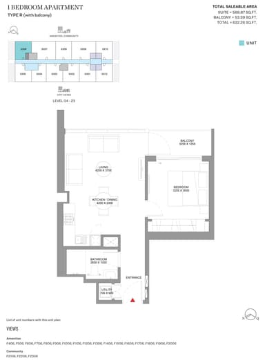 Type R-Tower F-1BED