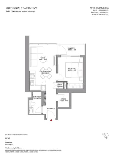 Type C-Tower A-1BED