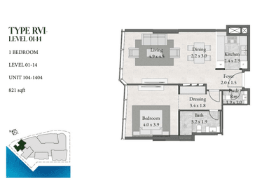 1 Bedroom Apartment
