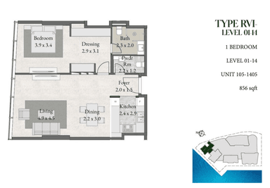 1 Bedroom Apartment
