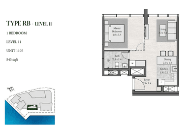 1 Bedroom Apartment