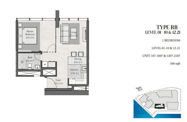 1 Bedroom Apartment