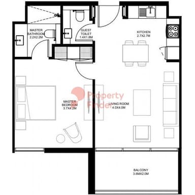 1 Bedroom Apartment